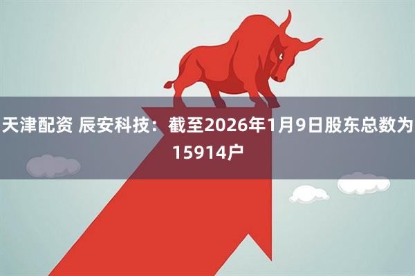 天津配资 辰安科技：截至2026年1月9日股东总数为15914户