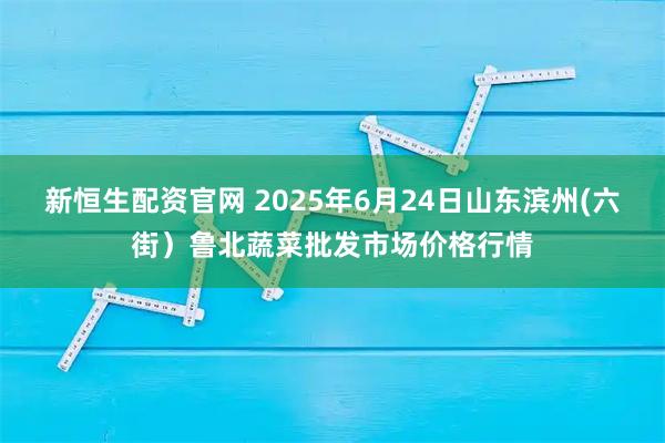 新恒生配资官网 2025年6月24日山东滨州(六街）鲁北蔬菜批发市场价格行情